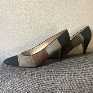 Multi colored 3 in heels